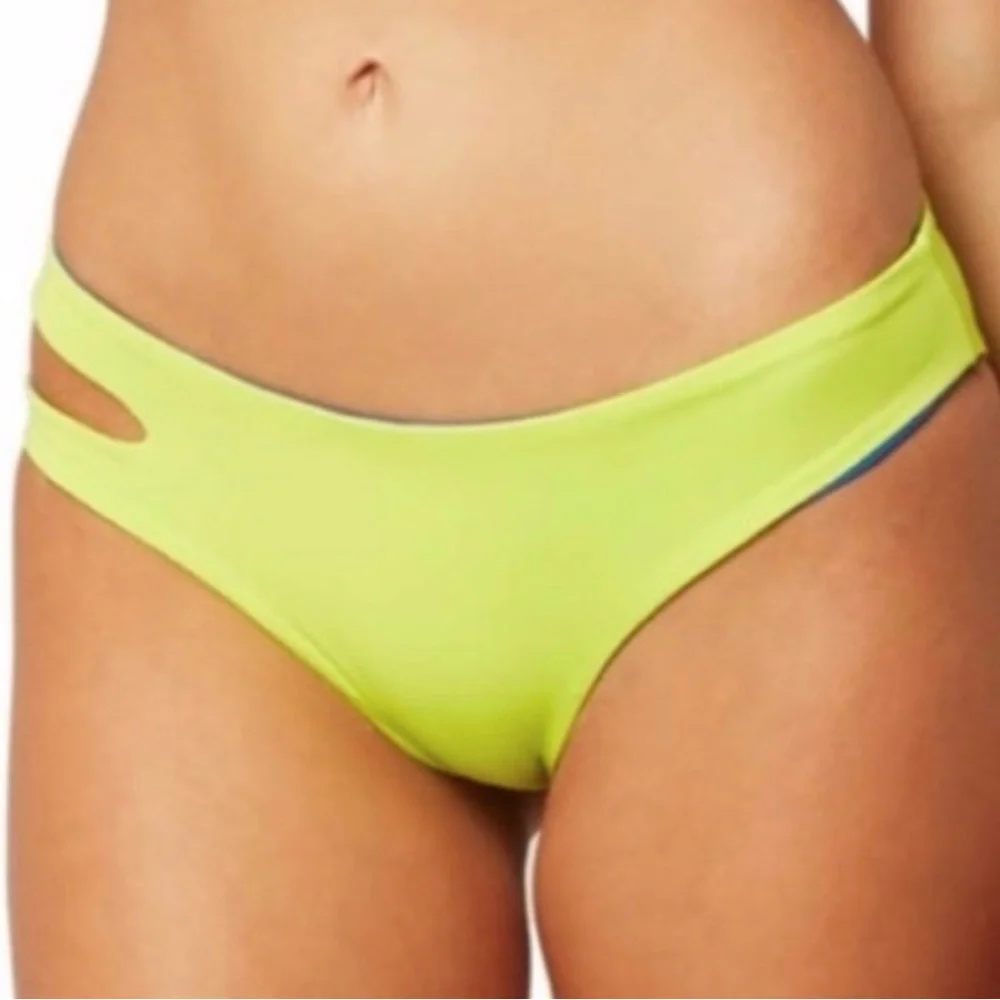 L*SPACE REVOLVE NWOT‎ BREAKER REVERSIBLE BOTTOM SIDE CUT-OUTS BLUE/GREEN